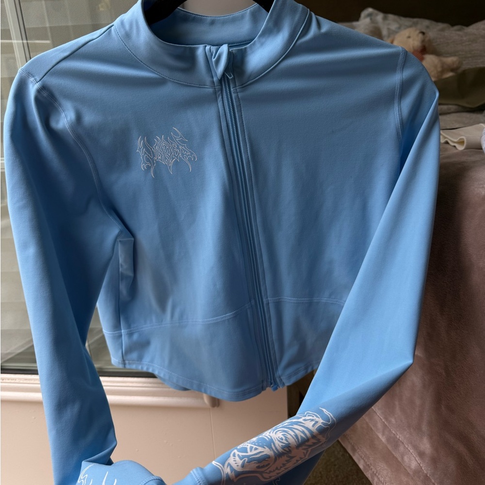 DARC SPORT Light Blue Women’s Zip-Up Jacket by